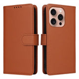Betopnice iPhone 16 Pro Etui med Aftageligt Cover 005 Brun
