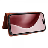 Betopnice iPhone 16 Pro Etui med Aftageligt Cover 005 Brun