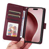 Betopnice iPhone 16 Pro Cover med Aftageligt Cover 005 Rød