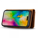 Dg.Ming iPhone 16 Pro Cover med Aftageligt Cover Brun