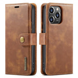 Dg.Ming iPhone 16 Pro Cover med Aftageligt Cover Brun