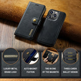 Dg.Ming iPhone 16 Pro Cover med Aftageligt Cover Sort