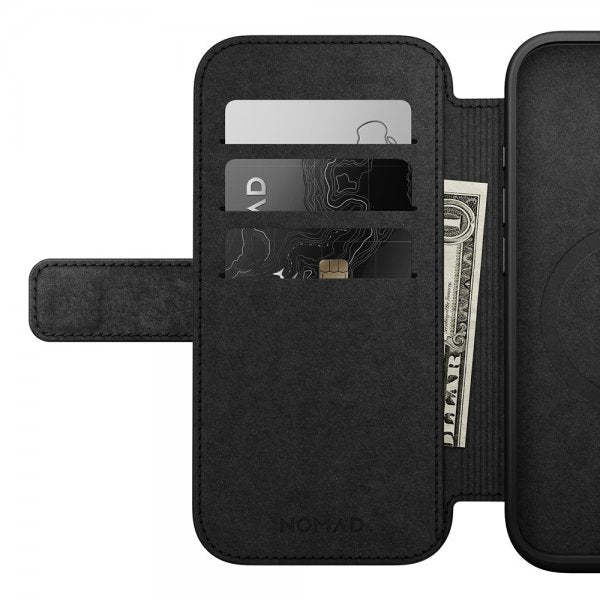 Nomad iPhone 16 Pro Cover Modern Leather Folio Sort
