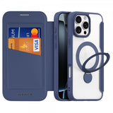 Dux Ducis iPhone 16 Pro Cover Skin X Pro Series Kickstand MagSafe Blå