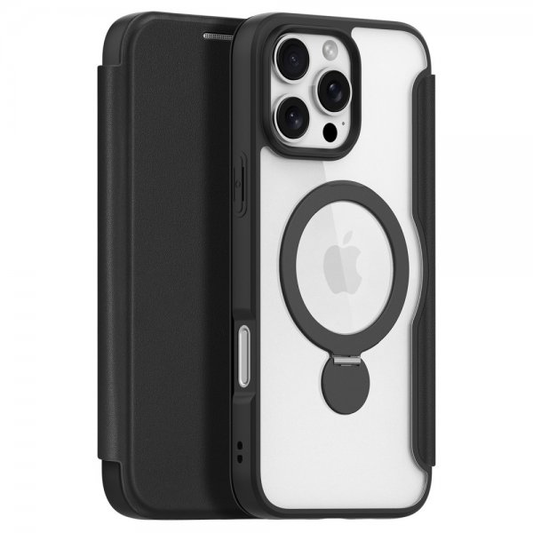 Dux Ducis iPhone 16 Pro Cover Skin X Pro Series Kickstand MagSafe Sort