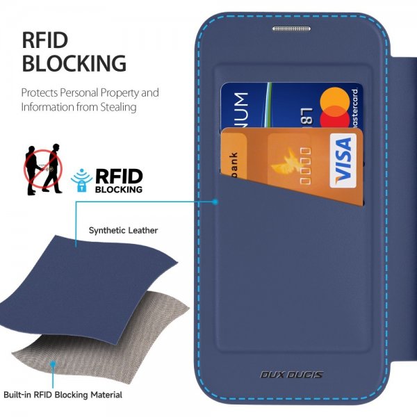 Dux Ducis iPhone 16 Pro Cover Skin X Pro Series MagSafe Blå