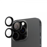 PanzerGlass iPhone 16 Pro/iPhone 16 Pro Max Kamerabeskyttelse Hoops Sort