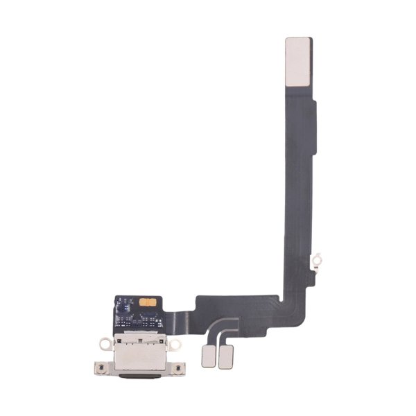 iPhone 16 Pro Opladningsstik Flexkabel Original - Sort