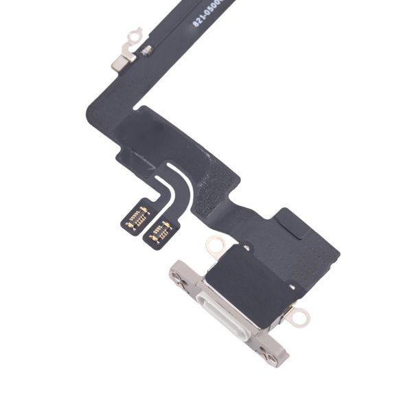 iPhone 16 Pro Opladningsstik Flexkabel Original - Hvid