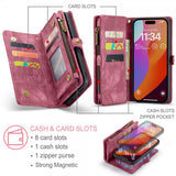 CaseMe iPhone 16 Pro Max Cover 008 Series Aftageligt Cover Rød