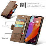 CaseMe iPhone 16 Pro Max Etui 023 Series Brun