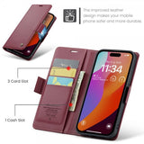 CaseMe iPhone 16 Pro Max Cover 023 Series Rød