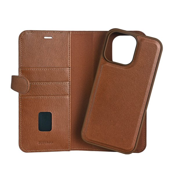 Buffalo iPhone 16 Pro Max Etui 2-i-1 MagSeries Brun