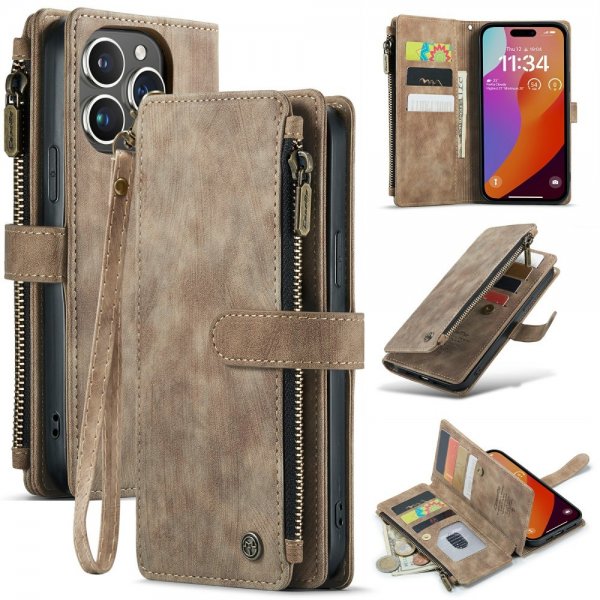 CaseMe iPhone 16 Pro Max Cover C30 Series Brun