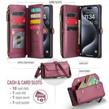 CaseMe iPhone 16 Pro Max Cover C36 Series Rød