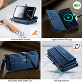 CaseMe iPhone 16 Pro Max Cover C39 Series Blå