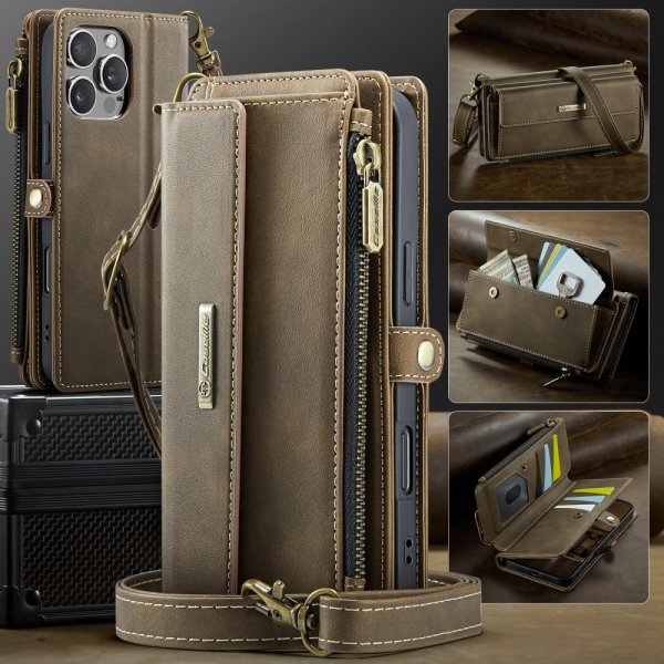 CaseMe iPhone 16 Pro Max Etui C39 Series Brun