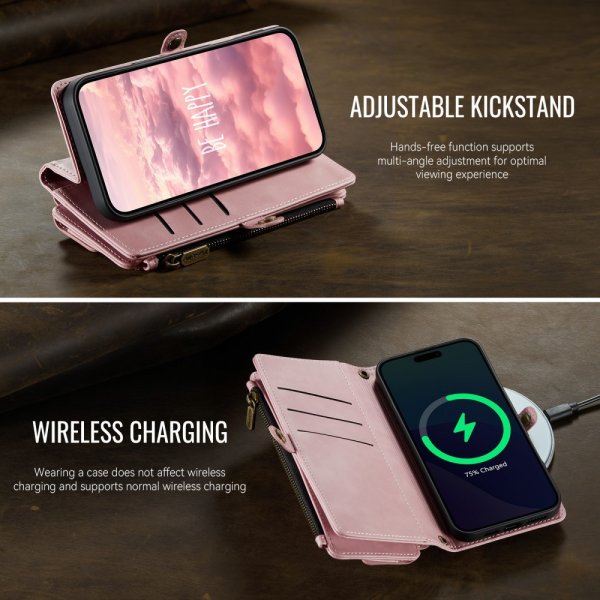CaseMe iPhone 16 Pro Max Cover C39 Series Rosa