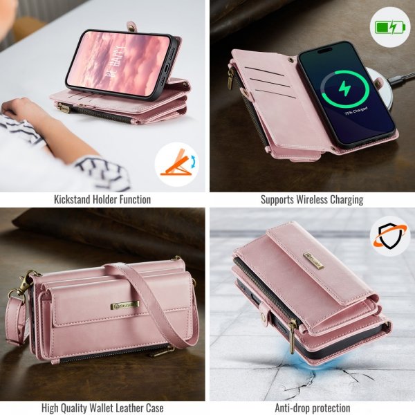 CaseMe iPhone 16 Pro Max Cover C39 Series Rosa
