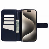 Nordic Covers iPhone 16 Pro Max Etui Essential Læder Heron Blue