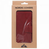 Nordic Covers iPhone 16 Pro Max Etui Essential Leather Poppy Red
