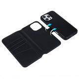 Nordic Covers iPhone 16 Pro Max Futteral MagLeather Raven Black