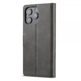 Lc.Imeeke iPhone 16 Pro Max Etui med kortlomme og standfunktion Grå