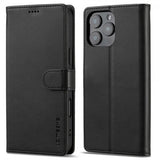 Lc.Imeeke iPhone 16 Pro Max Etui med Kortlomme Standfunktion Sort