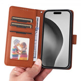 Betopnice iPhone 16 Pro Max Etui med Aftageligt Cover 005 Brun