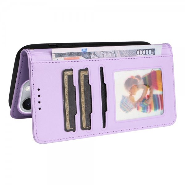 Betopnice iPhone 16 Pro Max Etui med Aftageligt Cover 005 Lilla