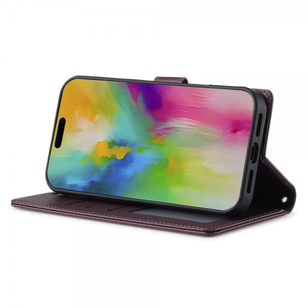 Lc.Imeeke iPhone 16 Pro Max Etui med Aftageligt Cover L2 Series MagSafe Brun