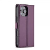 Lc.Imeeke iPhone 16 Pro Max Etui med Aftageligt Cover L2 Series MagSafe Lilla