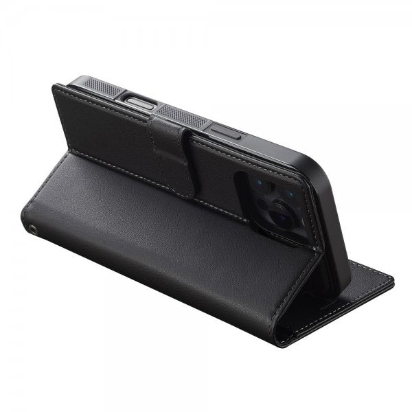 Lc.Imeeke iPhone 16 Pro Max Etui med Aftageligt Cover L2 Series MagSafe Sort
