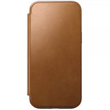 Nomad iPhone 16 Pro Max Cover Modern Leather Folio English Tan