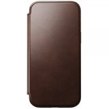Nomad iPhone 16 Pro Max Modern læderfolie, Horween Rustik Brun