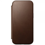 Nomad iPhone 16 Pro Max Cover Modern Leather Folio Brun