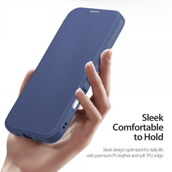 Dux Ducis iPhone 16 Pro Max Cover Skin X Pro Series Kickstand MagSafe Blå
