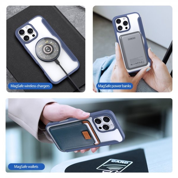 Dux Ducis iPhone 16 Pro Max Cover Skin X Pro Series MagSafe Blå