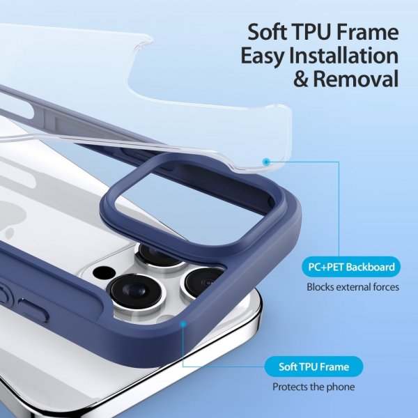 Dux Ducis iPhone 16 Pro Max Cover Skin X Pro Series MagSafe Blå