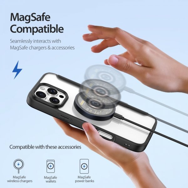 Dux Ducis iPhone 16 Pro Max Cover Skin X Pro Series MagSafe Sort