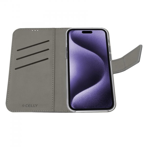 Celly iPhone 16 Pro Max Cover Wally Wallet Case Sort