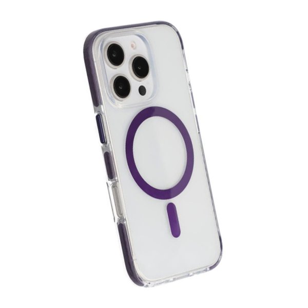 iPhone 16 Pro Max Cover Stødsikkert MagSafe Lilla