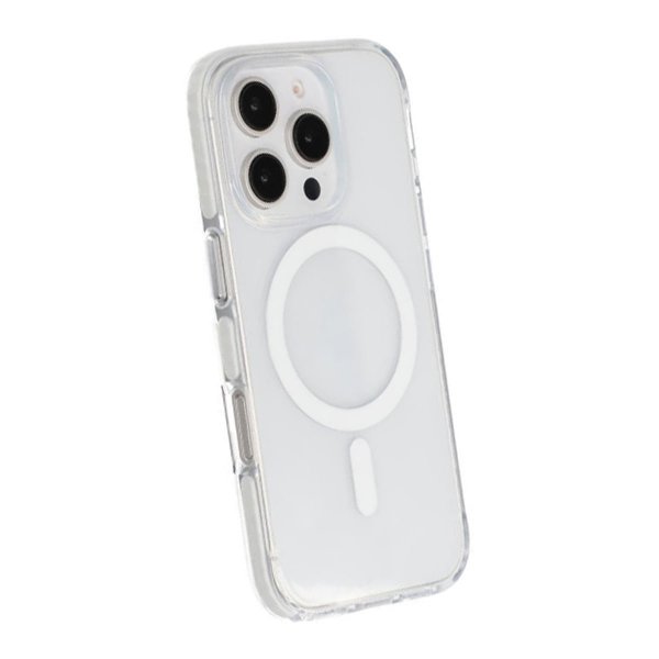 iPhone 16 Pro Max Cover Stødsikkert MagSafe Hvid