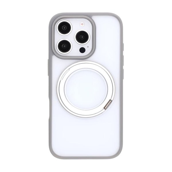 iPhone 16 Pro Max Cover Roterbart MagSafe Stativ Grå