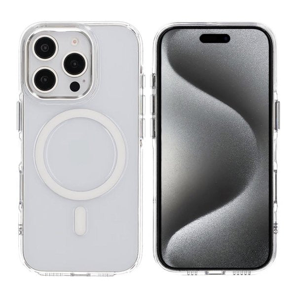 Rvelon iPhone 16 Pro Max Cover Kameraudskæring MagSafe Transparent