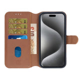 Rvelon iPhone 16 Pro Max Etui Magnetisk Aftageligt Cover Brun