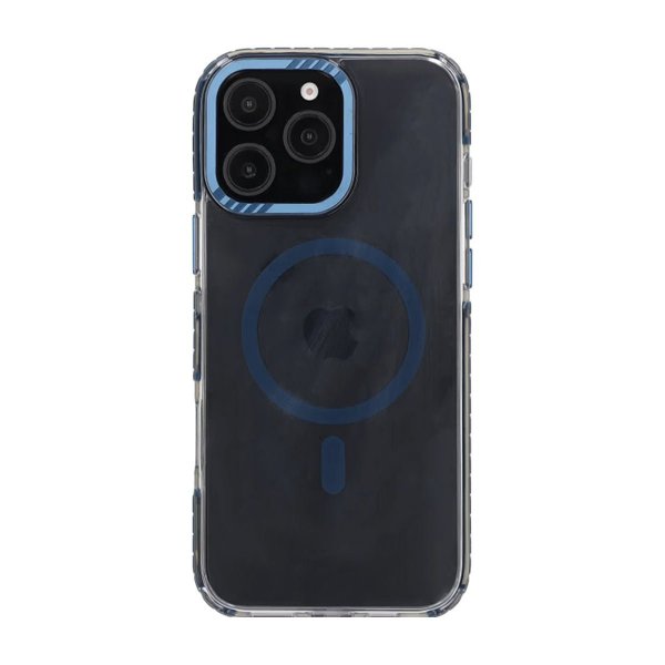 Rvelon iPhone 16 Pro Max Cover TPU MagSafe Blå