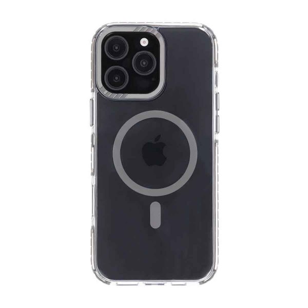Rvelon iPhone 16 Pro Max Cover TPU MagSafe Grå