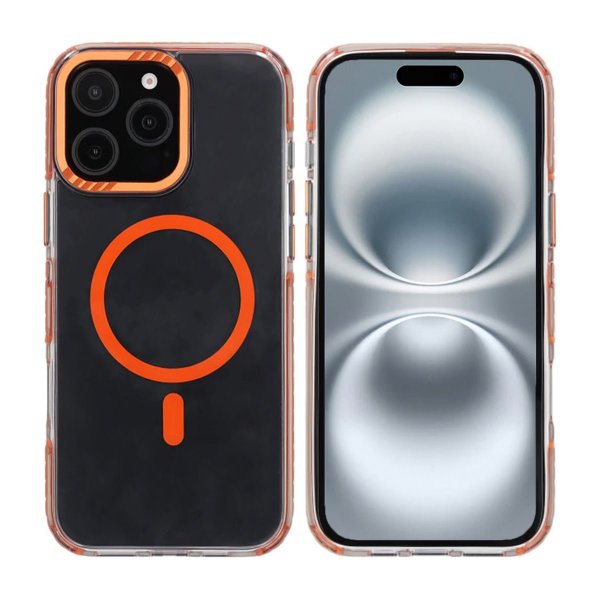 Rvelon iPhone 16 Pro Max Cover TPU MagSafe Orange