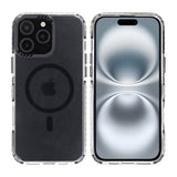 Rvelon iPhone 16 Pro Max Cover TPU MagSafe Sort/Transparent